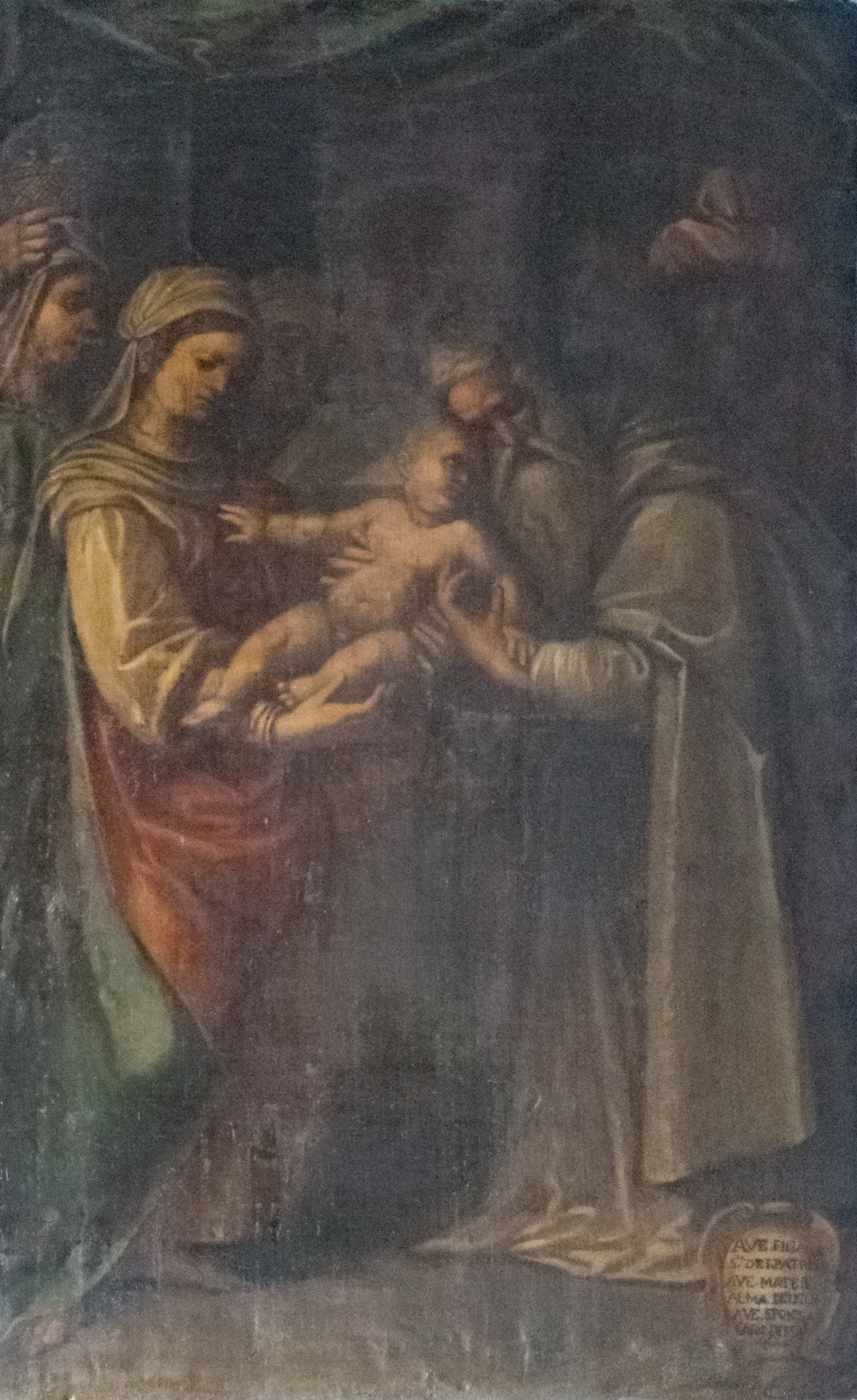 Circoncisione di Cristo (dipinto, opera isolata) - ambito milanese (prima met&ag