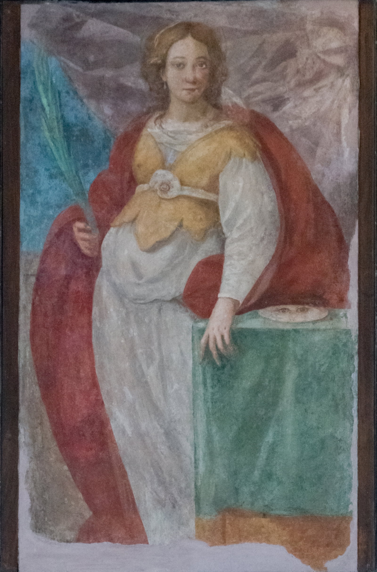 Santa Lucia (dipinto - dipinto murale, opera isolata) di Della Rovere, Giovanni 