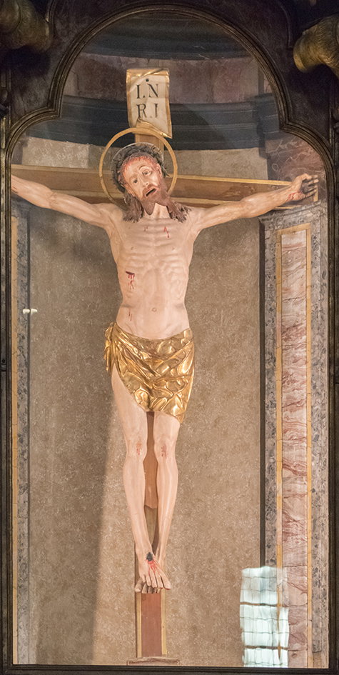 Cristo Crocifisso (scultura - scultura lignea policroma, opera isolata) - ambito