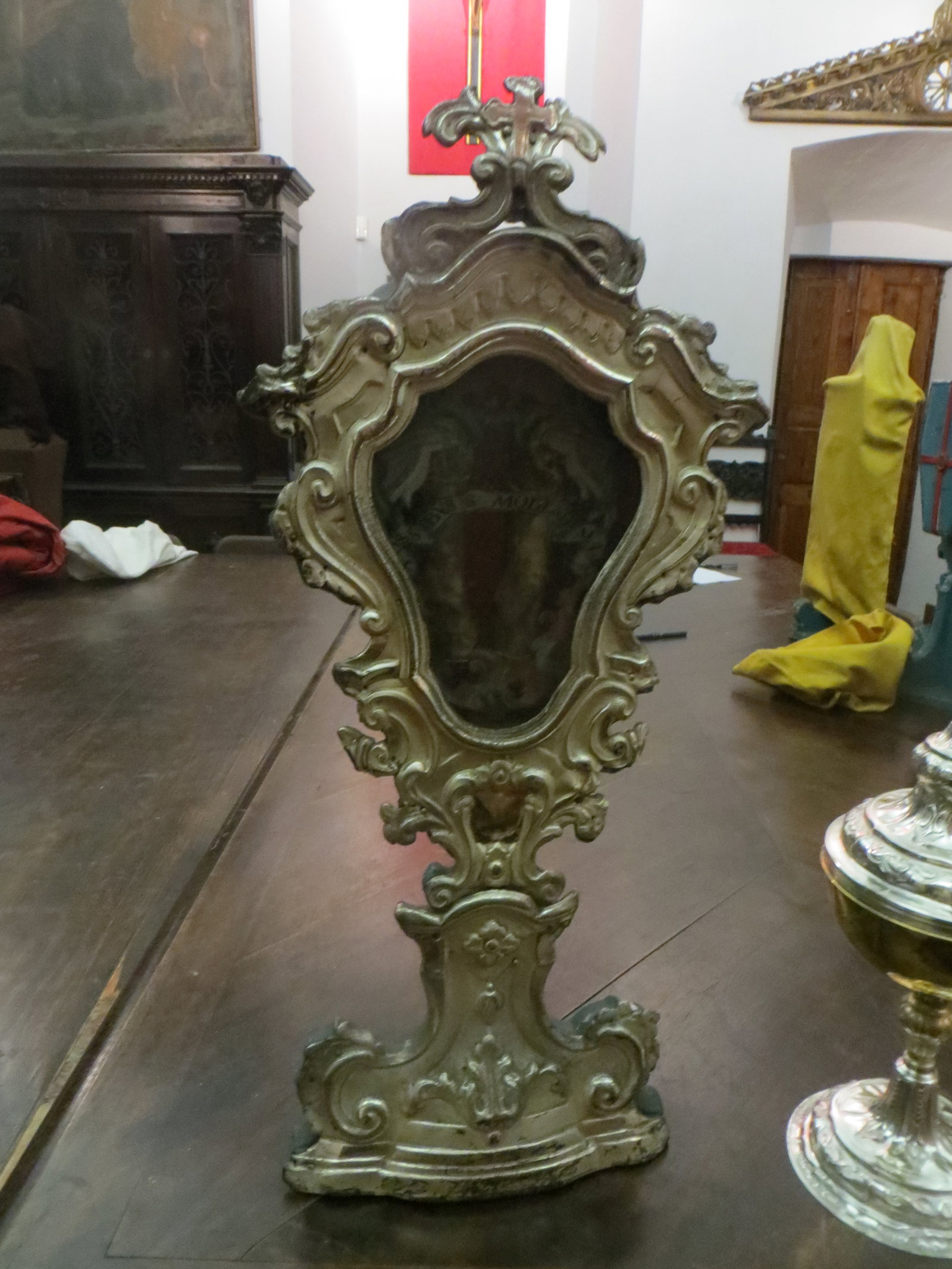 soggetto assente (reliquiario-ostensorio, serie) - ambito milanese (terzo quarto