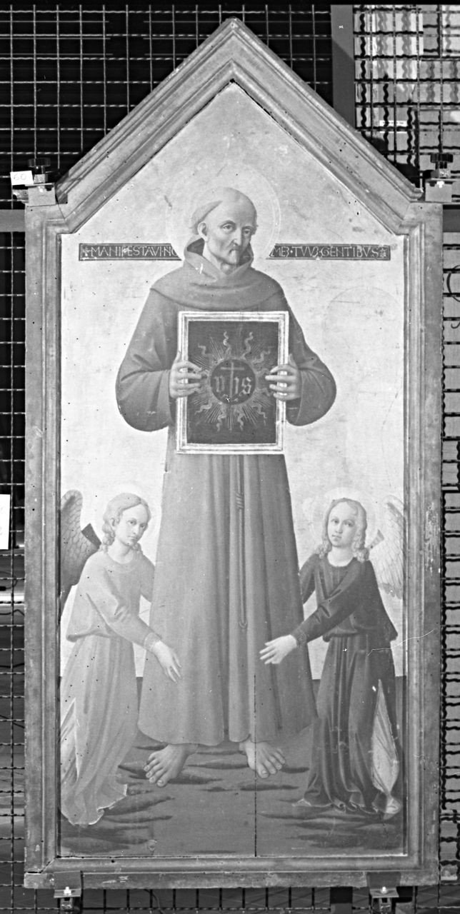 San Bernardino da Siena (dipinto) by Domenico di Michelino (sec. XV)