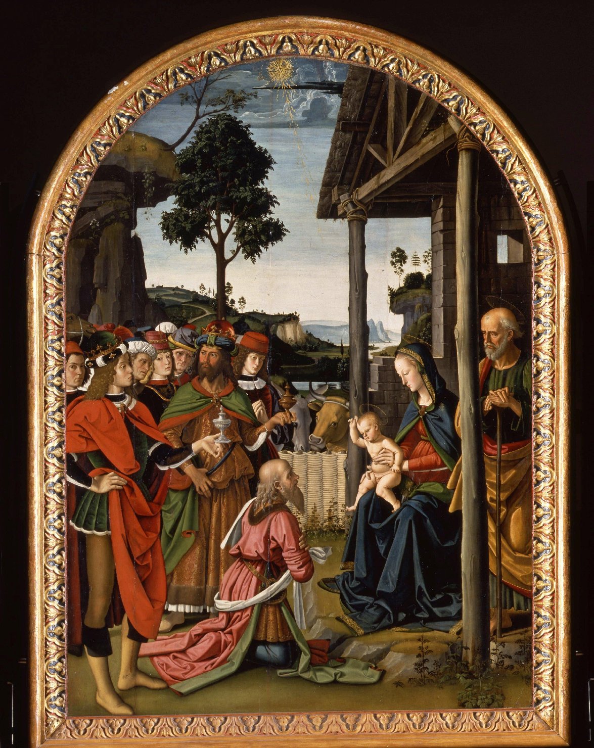 adorazione dei Re Magi (dipinto, opera isolata) by Vannucci Pietro detto Perugin
