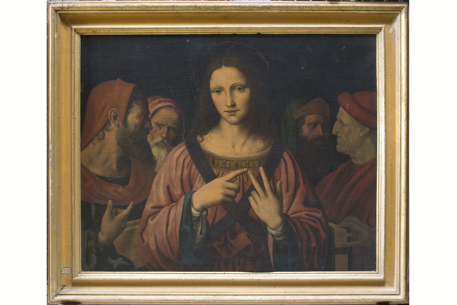 disputa di Ges&ugrave; con i dottori nel tempio (dipinto, opera isolata) di Scap