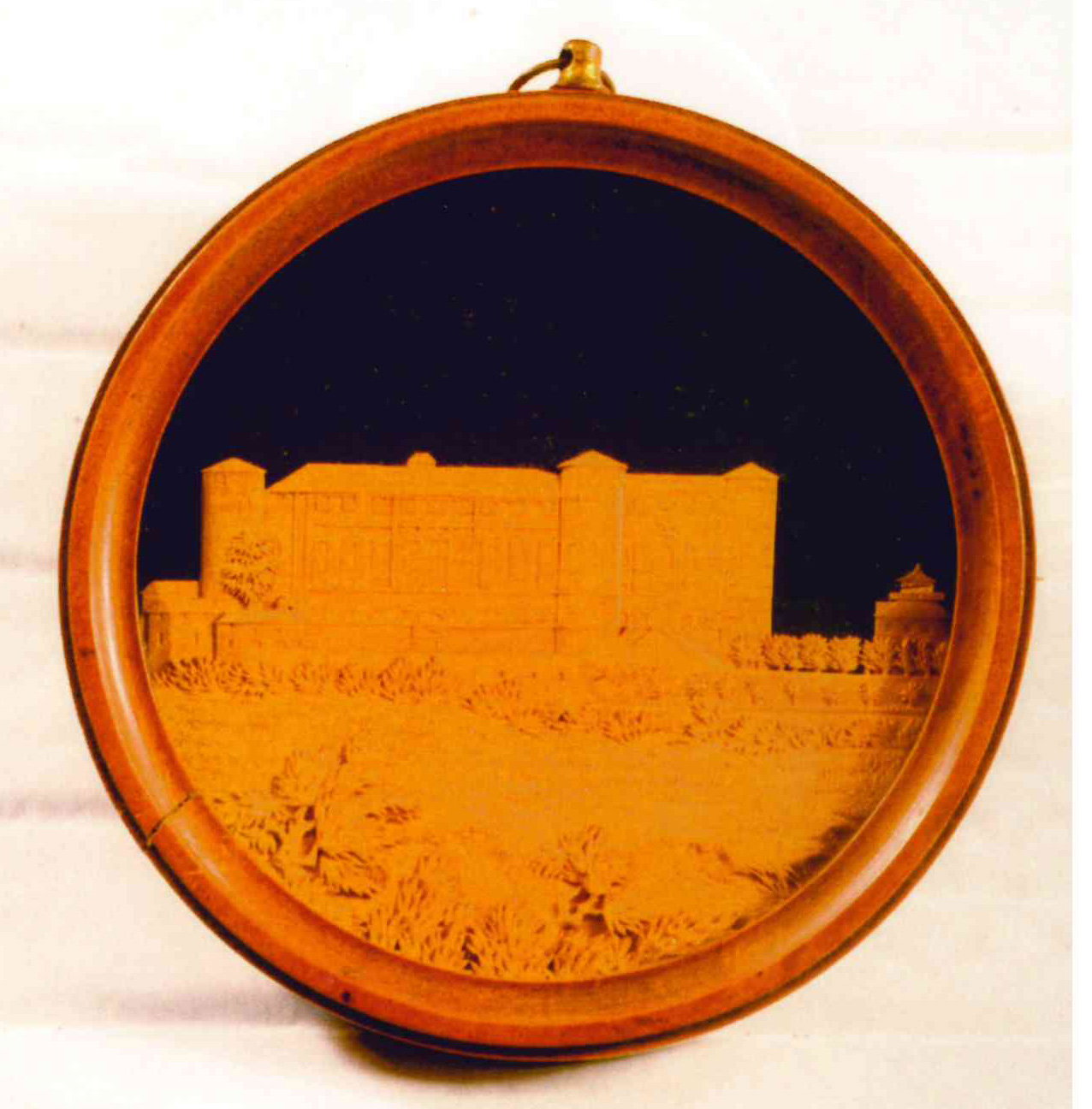 Veduta del castello di Costigliole d'Asti (scultura miniaturistica) di Bonz