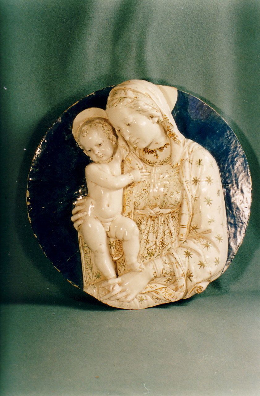 Madonna con Bambino (medaglione) di Della Robbia Andrea (attribuito) (ultimo qua