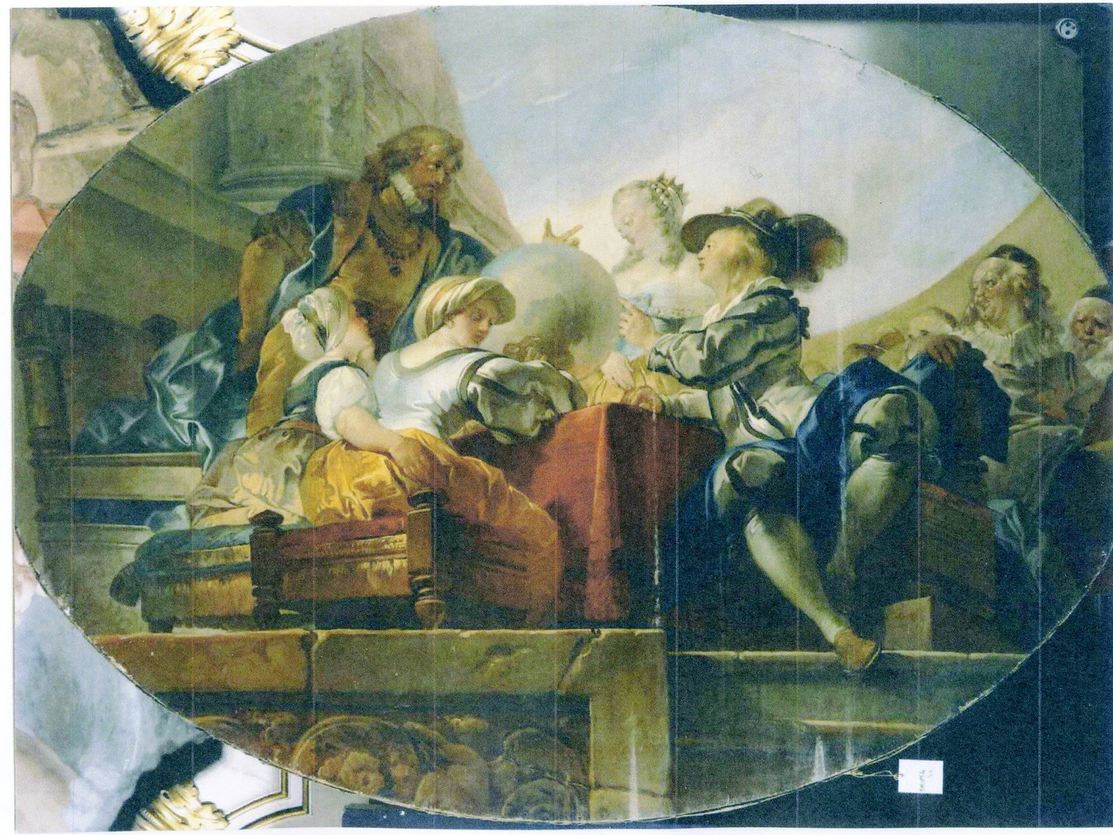 Cristoforo Colombo a colloquio con i re Cattolici Ferdinando d'Aragona e Is