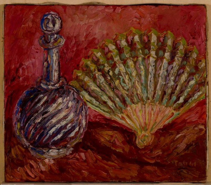 Bottiglia con ventaglio