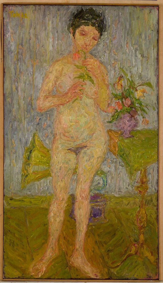 Nudino con fiore