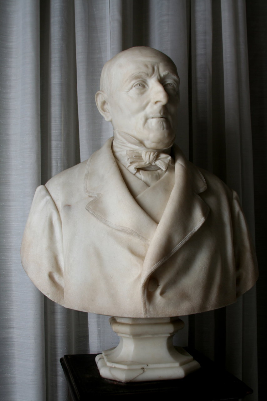 Ritratto del barone Cristoforo Negri (scultura, opera isolata) di Antonio Tantar