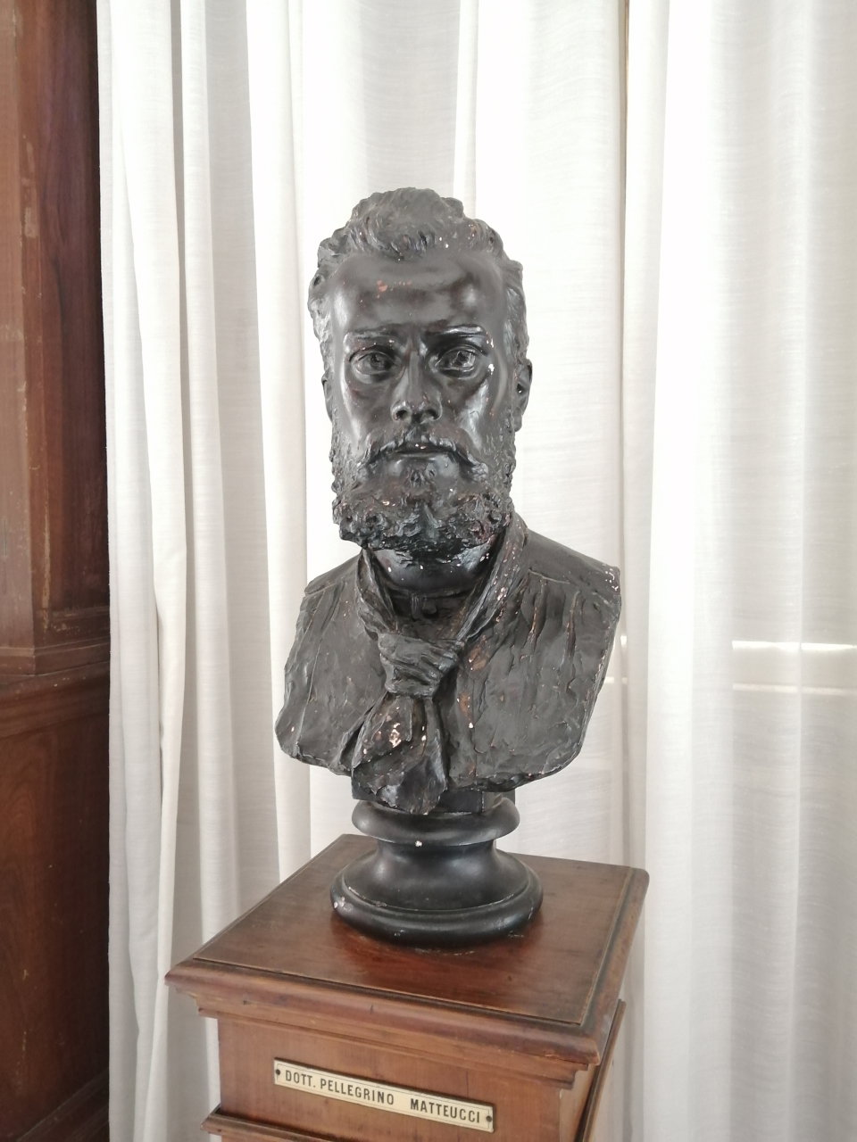 Ritratto dell'esploratore Pellegrino Matteucci (scultura, opera isolata) - 