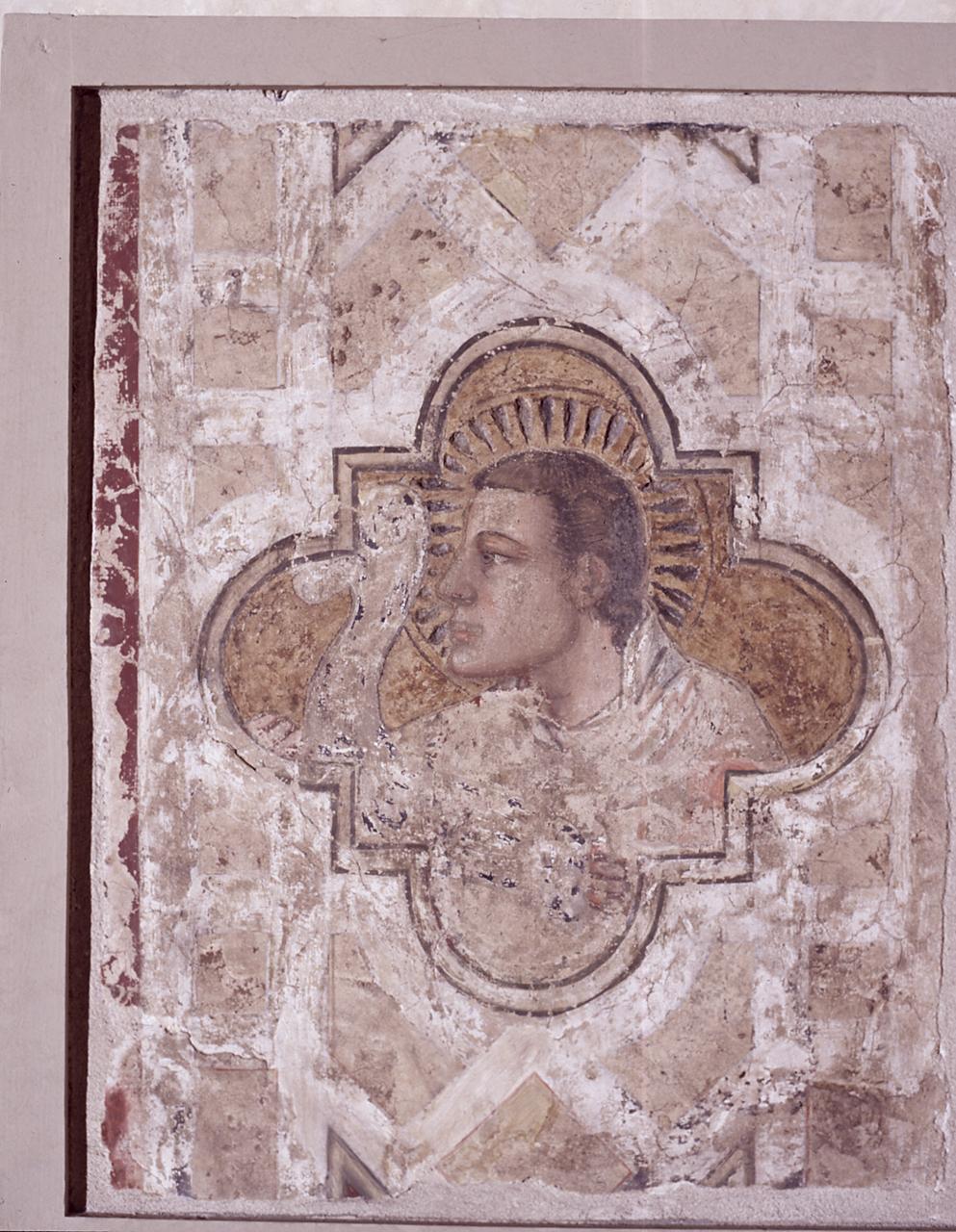Elia (?) (dipinto, frammento) di Andrea di Cione detto Andrea Orcagna (e aiuti) 