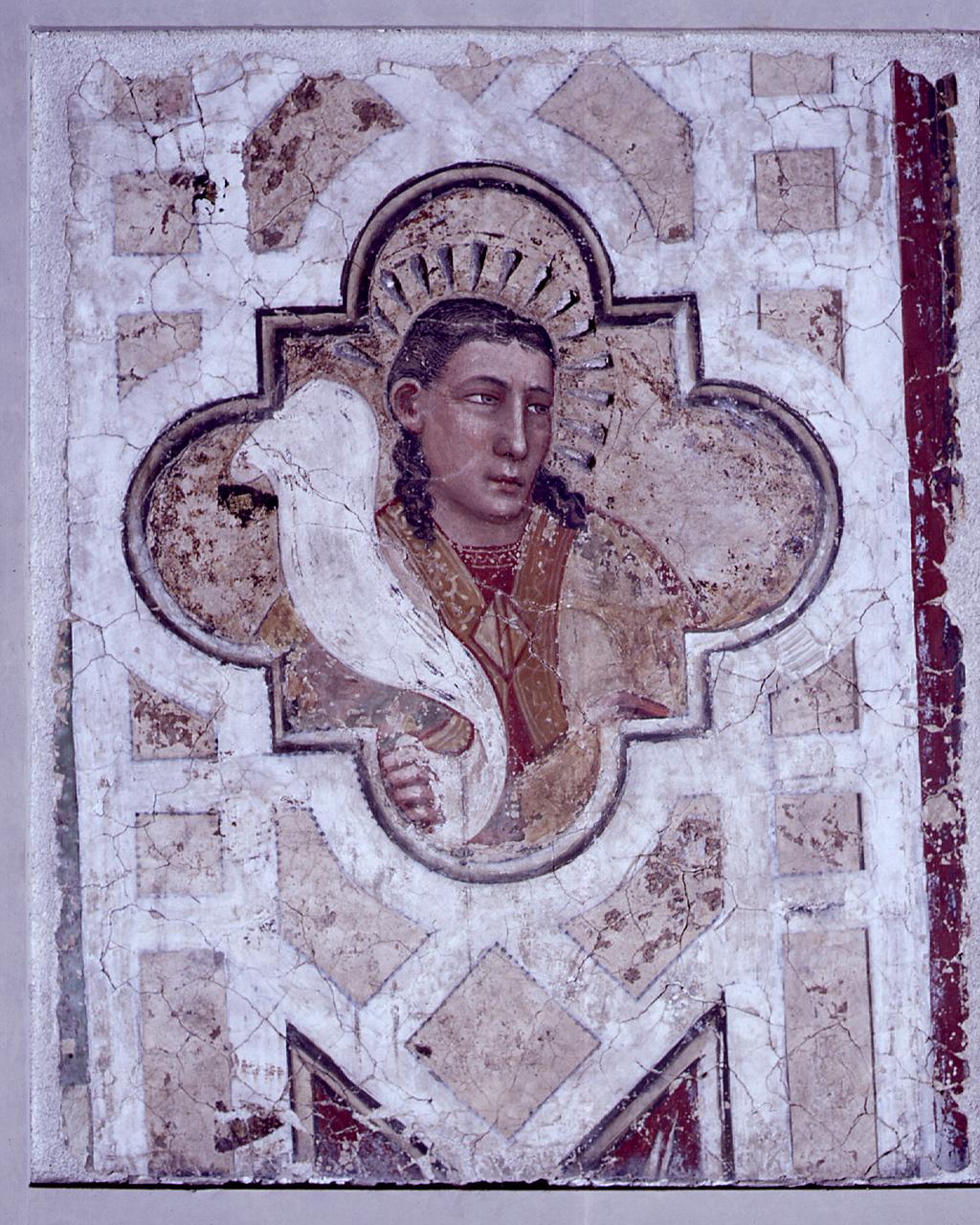 frammento di dipinto con profeta attribuito ad Andrea Orcagna e aiuti (sec. XIV)