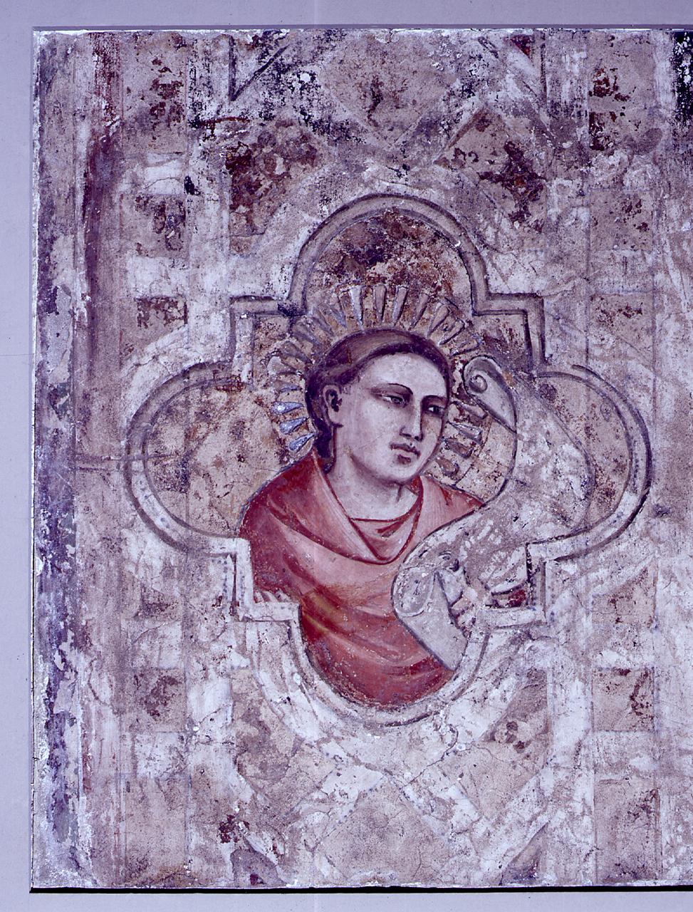 profeta (?), frammento pittorico di Andrea Orcagna e aiuti (sec. XIV)