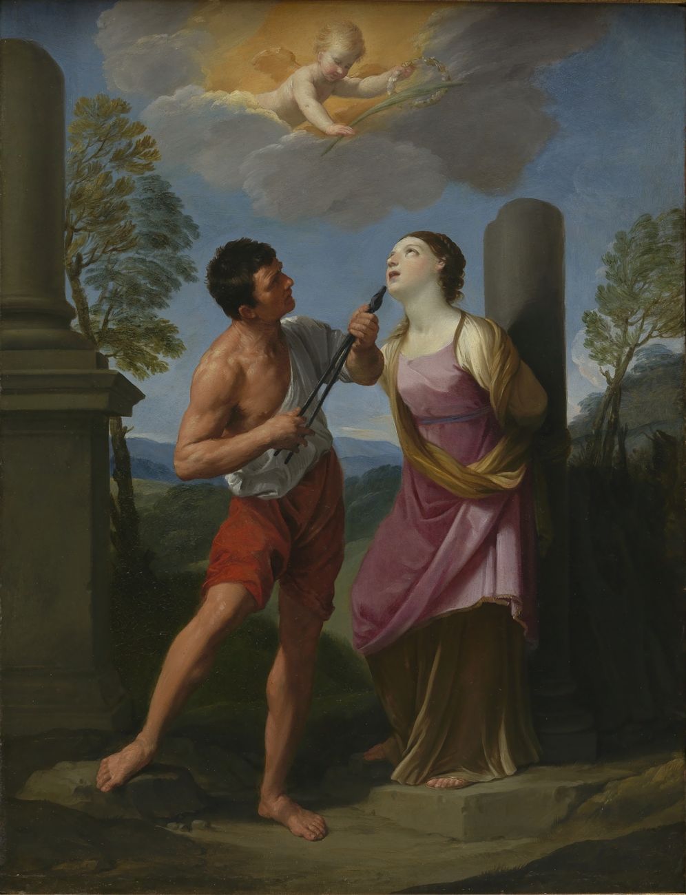 martirio di santa Apollonia (dipinto, opera isolata) di Reni Guido (sec. XVII)
