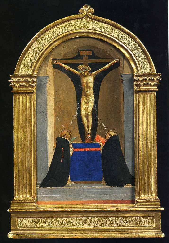i Santi Pietro martire e Tommaso d'Aquino davanti al Crocifisso (dipinto, o