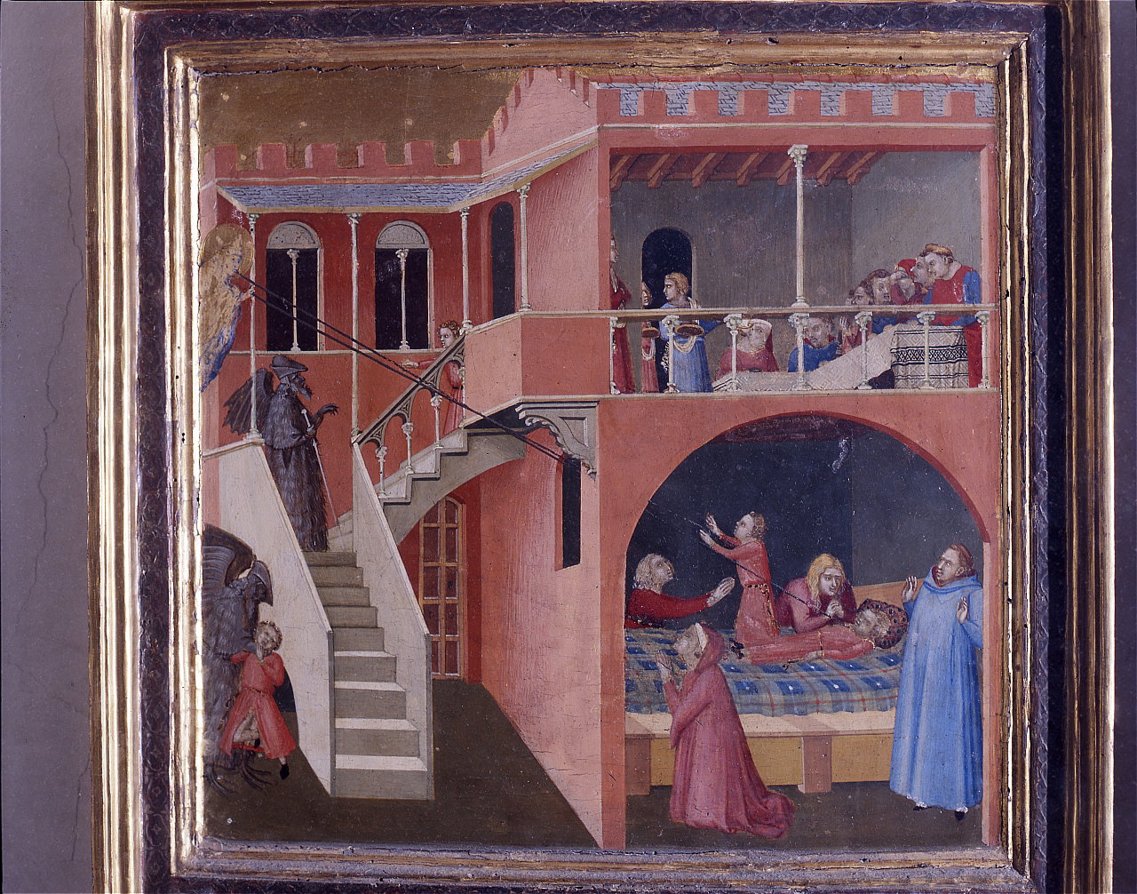 episodi della vita di San Nicola di Bari (dipinto) di Lorenzetti Ambrogio (sec. 