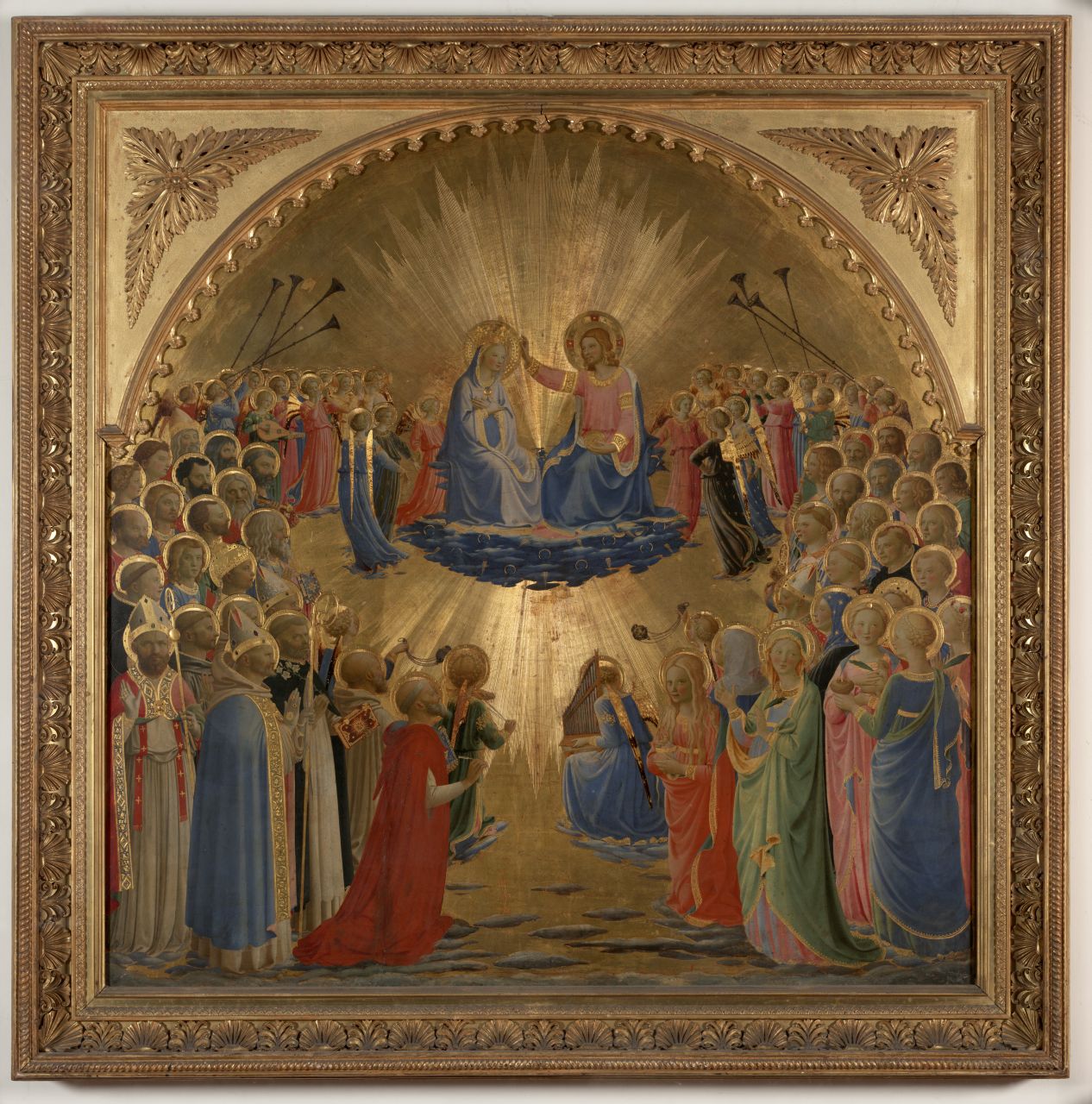 Incoronazione della Vergine, dipinto di Beato Angelico (sec. XV)