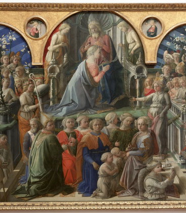 incoronazione di Maria Vergine, Annunciazione (dipinto) di Lippi Filippo (sec. X