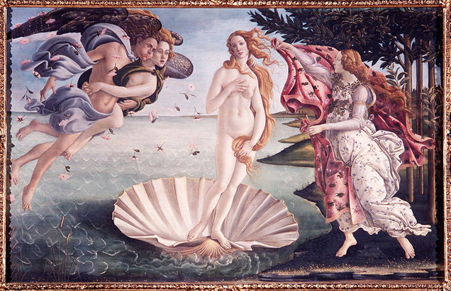 Nascita di Venere (dipinto) di Filipepi Alessandro detto Botticelli (sec. XV) Public domain 4