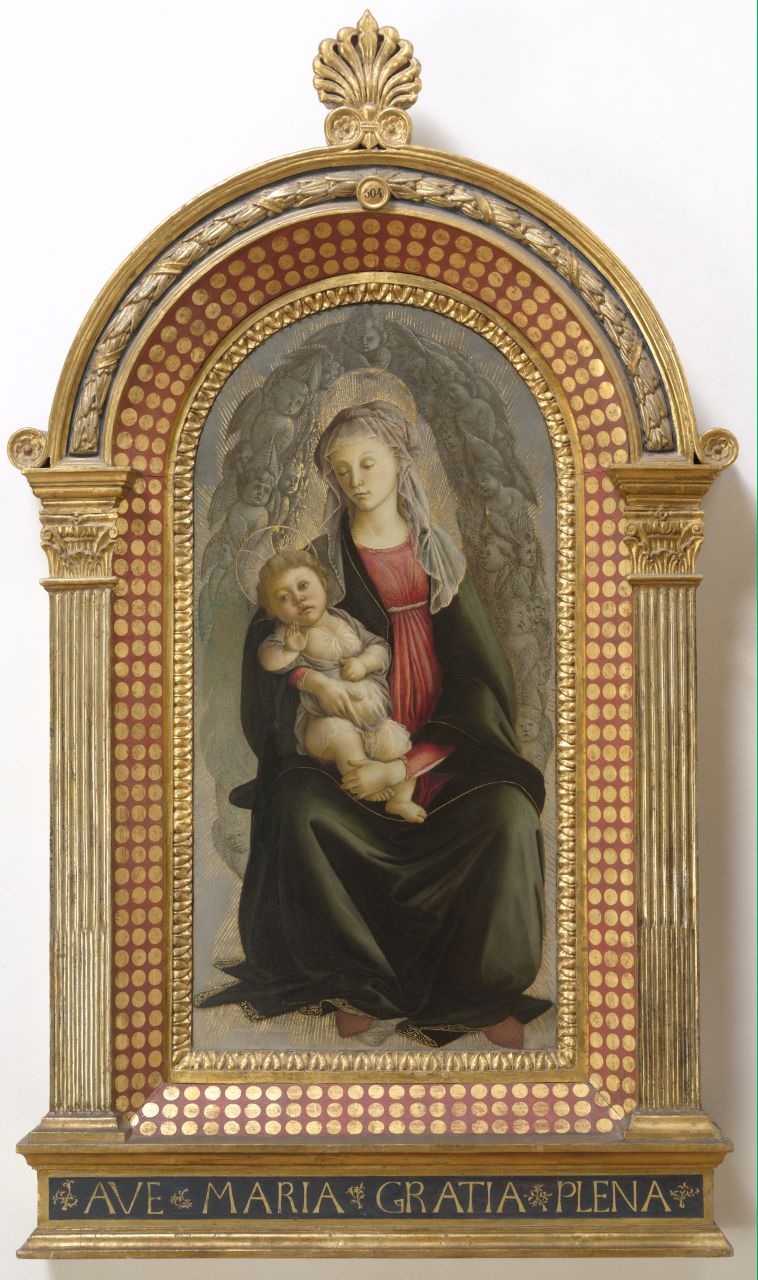 Madonna con Bambino (dipinto) by Filipepi Alessandro detto Botticelli (sec. XV)