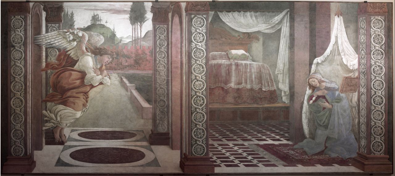 Annunciazione di Alessandro Botticelli (sec. XV)