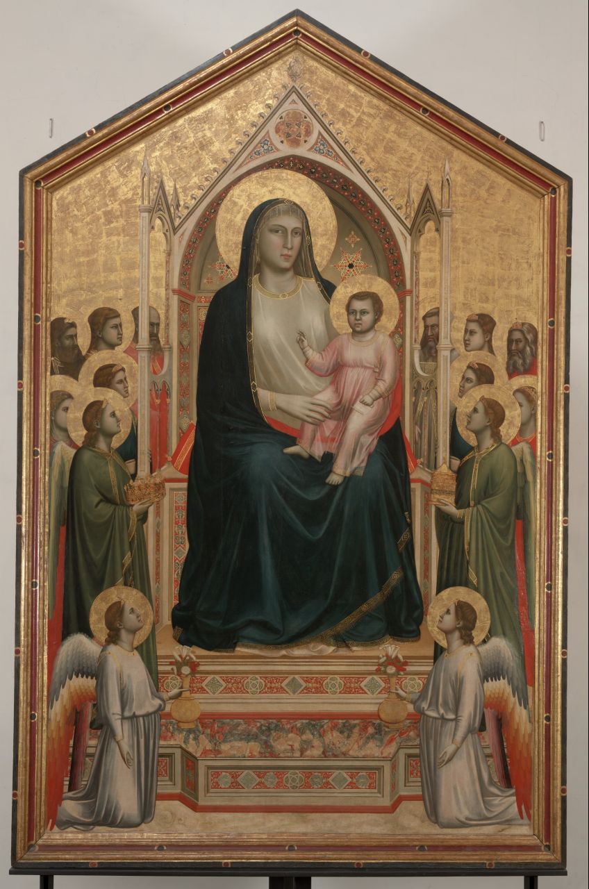 Madonna con Bambino e Santi (dipinto) di Giotto (sec. XIV)