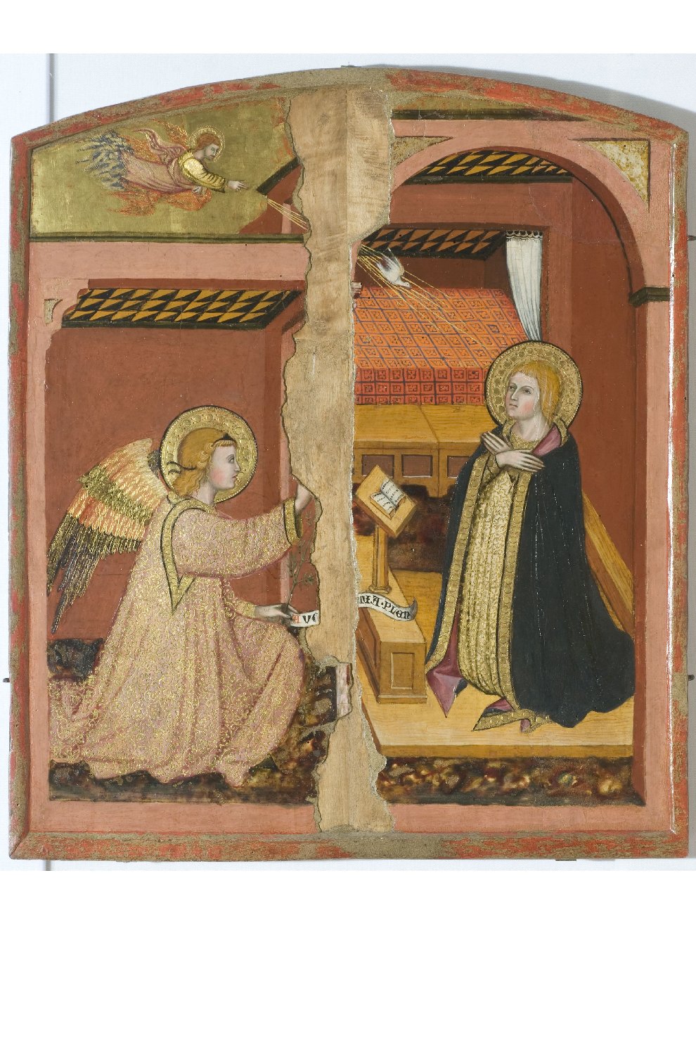 Annunciazione (dipinto, insieme) by Taddeo di Bartolo (primo quarto sec. XV)