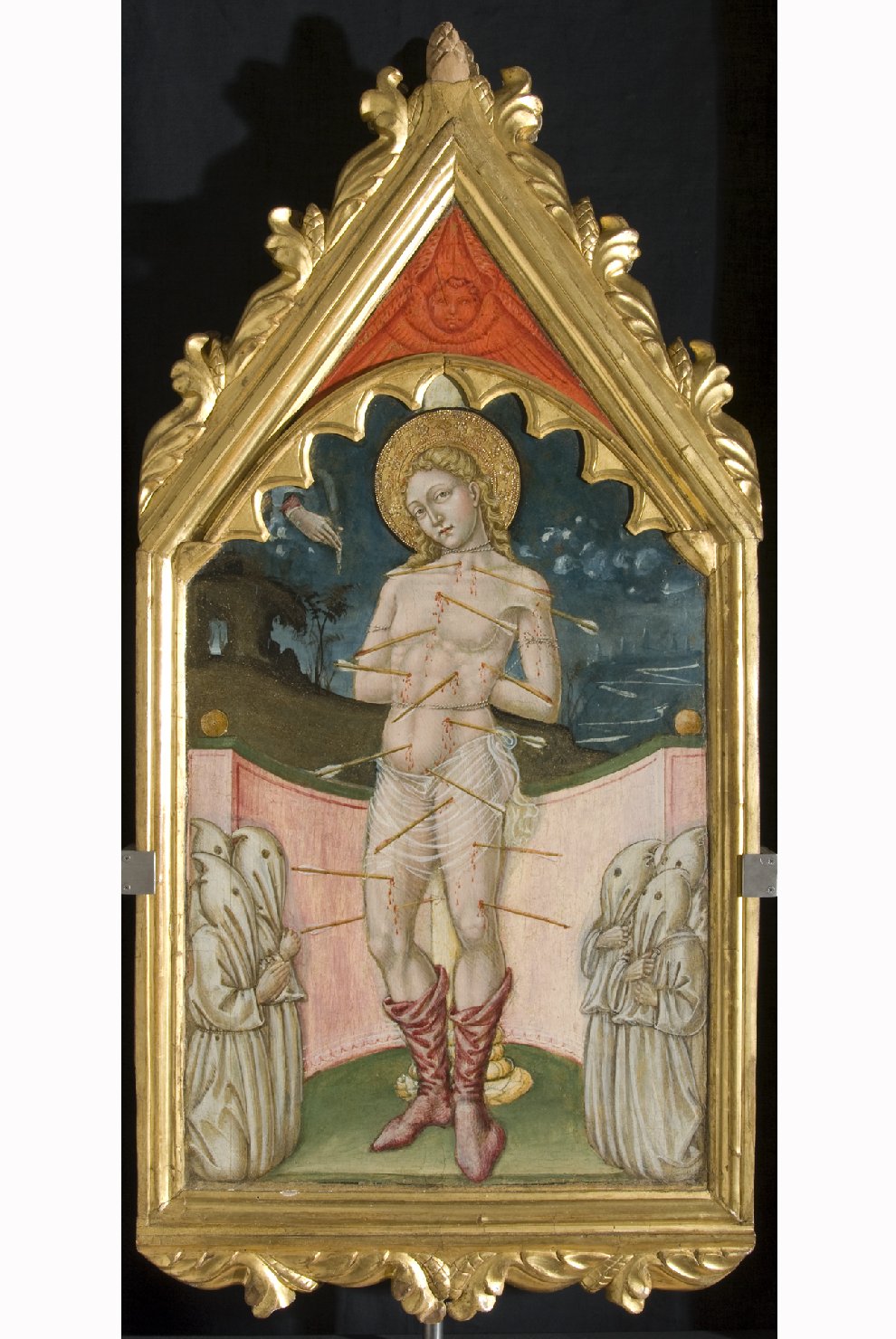 San Sebastiano (stendardo processionale, elemento d'insieme) di Francesco d