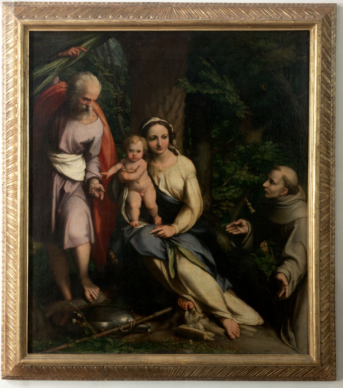 riposo nella fuga in Egitto (dipinto) by Allegri Antonio detto Correggio (sec. X