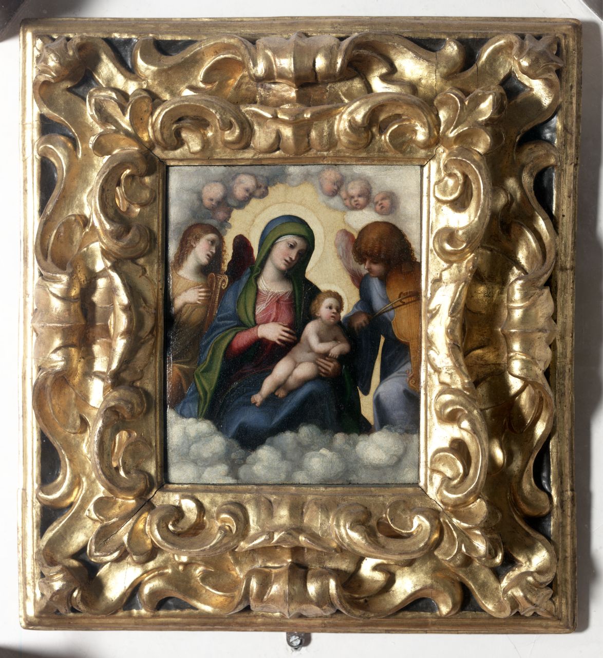Madonna con Bambino in gloria (dipinto) by Allegri Antonio detto Correggio (sec.