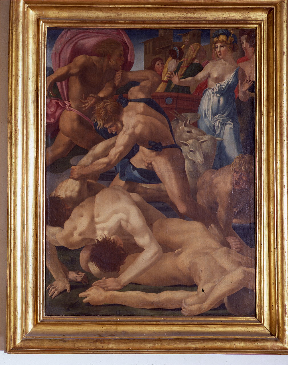 Mos&egrave; difende le figlie di Ietro (dipinto) by Rosso Fiorentino (sec. XVI)