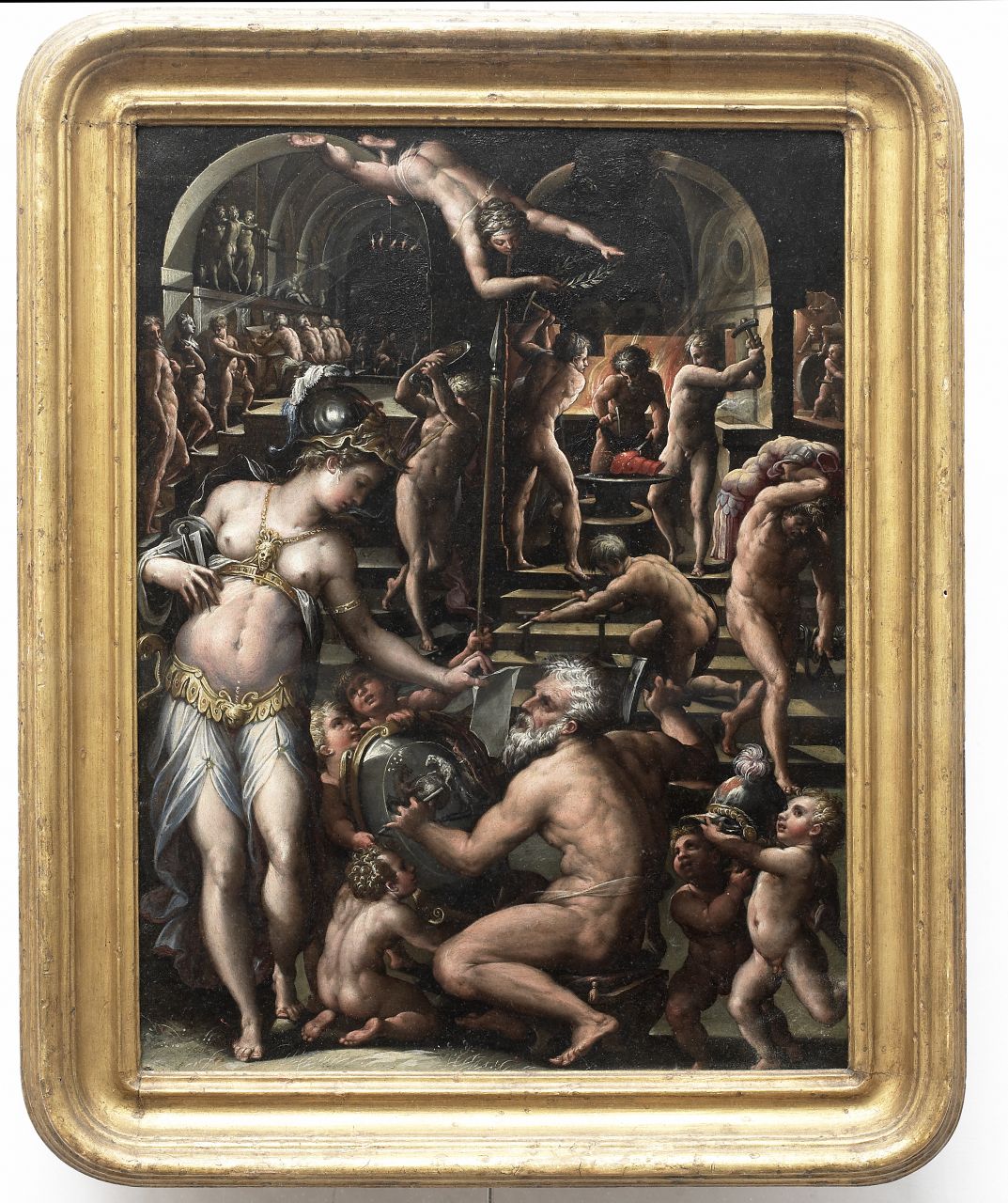 fucina di Vulcano (dipinto) by Vasari Giorgio (sec. XVI)