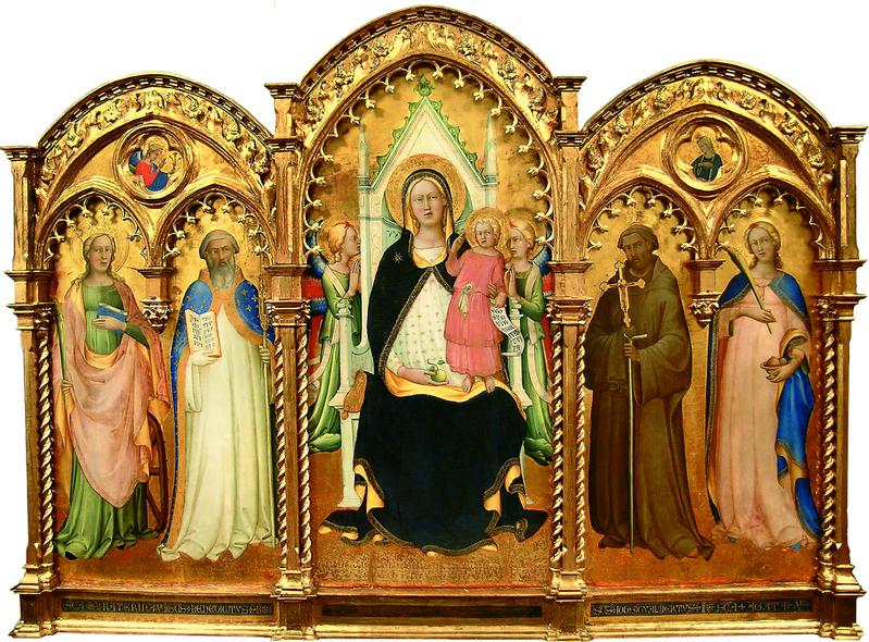 Madonna col Bambino tra i Santi Caterina, Benedetto, Giovanni Gualberto e Agata 
