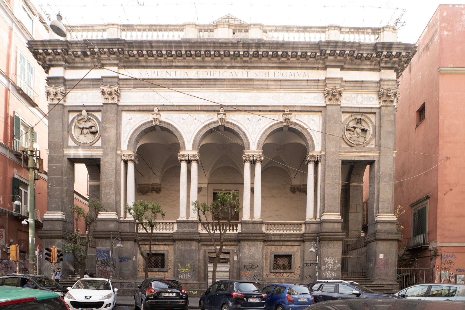 Pronao-facciata chiesa S. Maria della Sapienza (chiesa, conventuale) - Napoli (N
