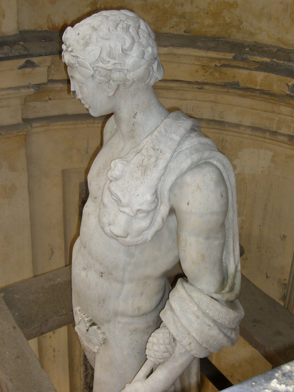 Bacco giovane (statua, opera isolata) by Bernero Giovanni Battista (sec. XVIII)