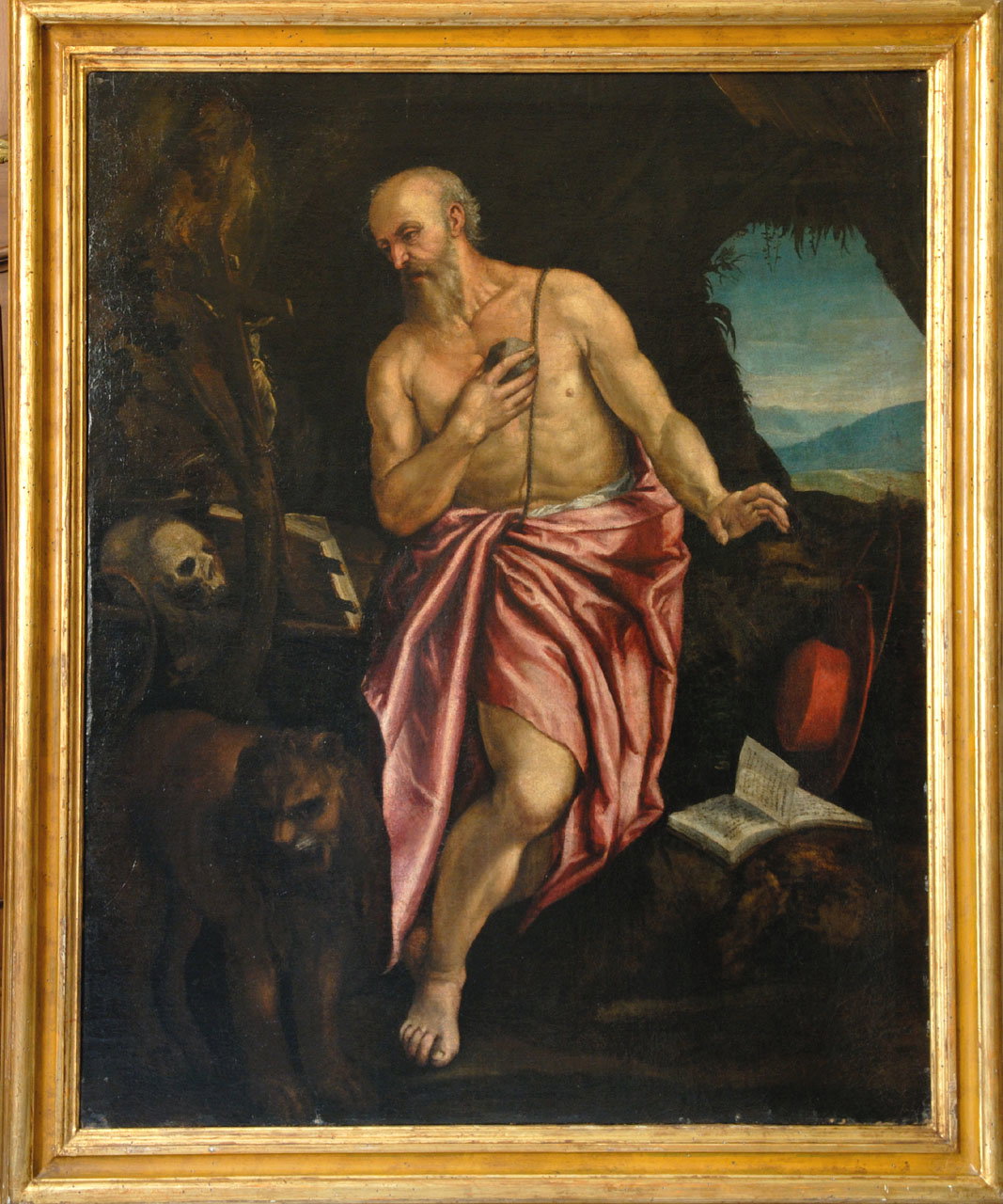 San Girolamo nel deserto (dipinto, opera isolata) by Da Ponte Jacopo detto Jacop