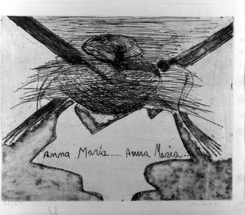 motivi decorativi astratti (dipinto) di Brindisi Remo (sec. XX)