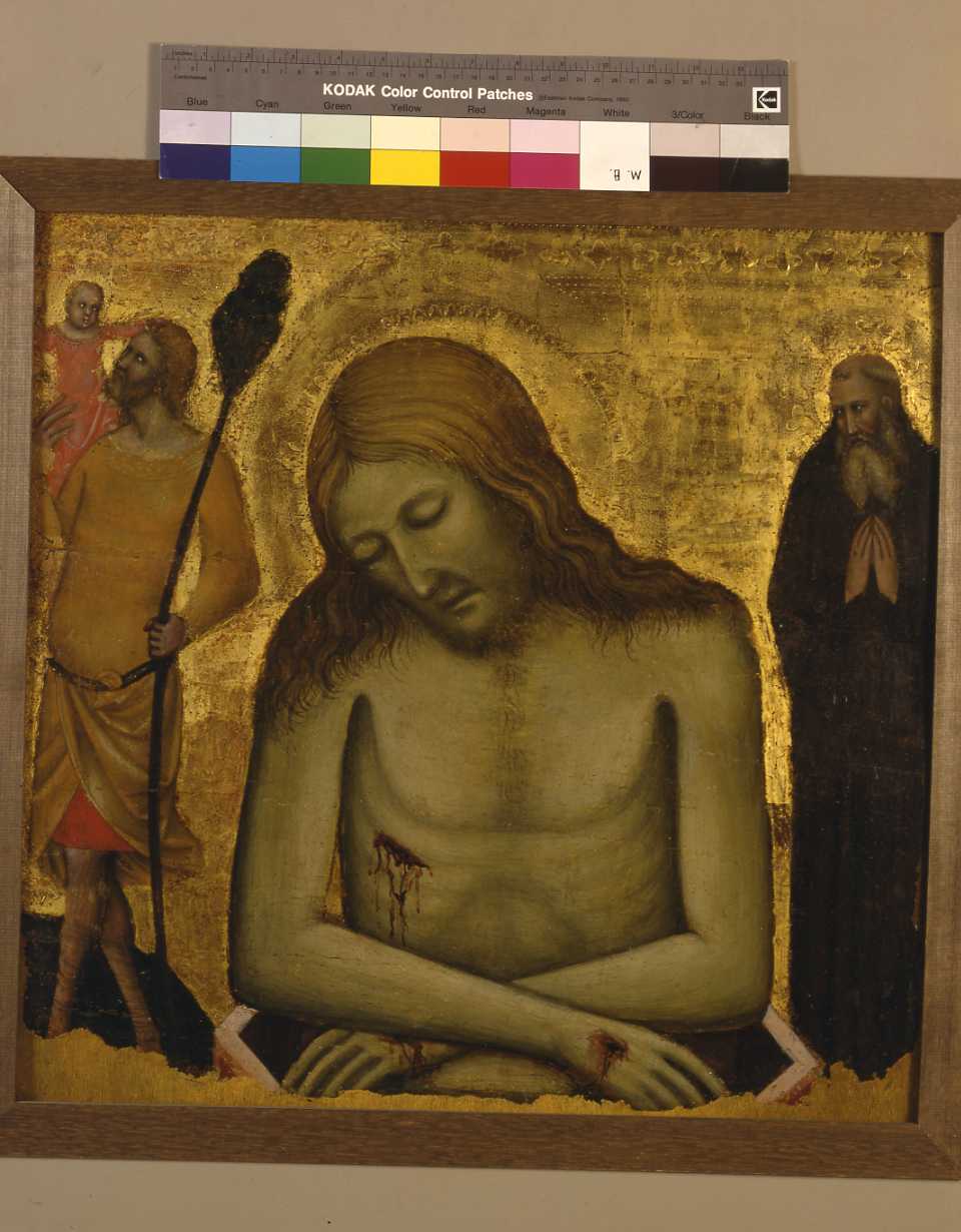 Cristo in piet&agrave; tra Sant' Antonio Abate e San Cristoforo (dipinto) d