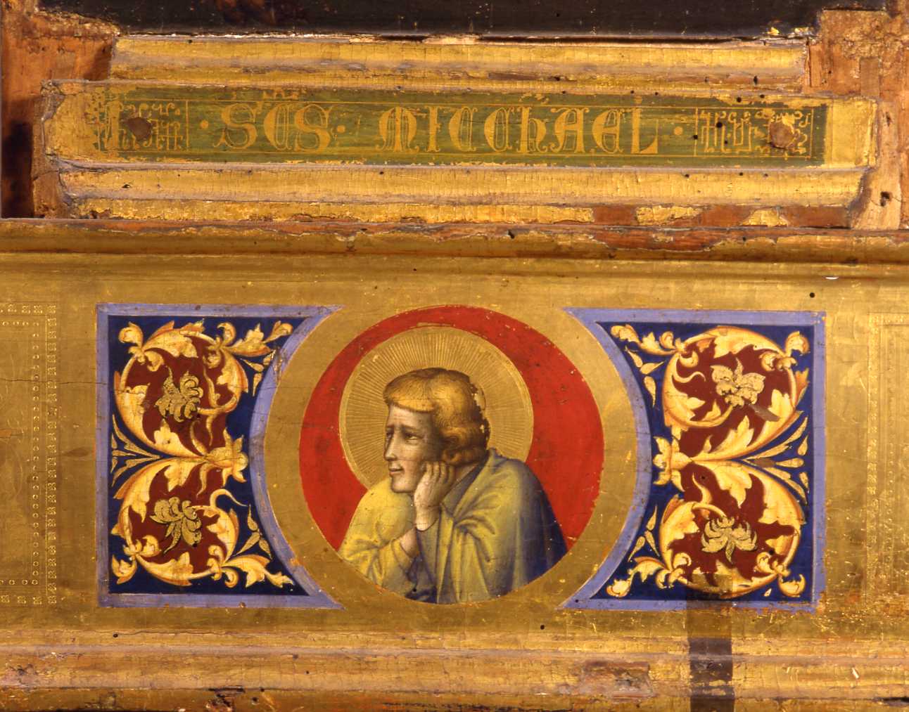 Madonna con Bambino in trono; San Pietro; Arcangelo Gabriele; San Michele Arcang