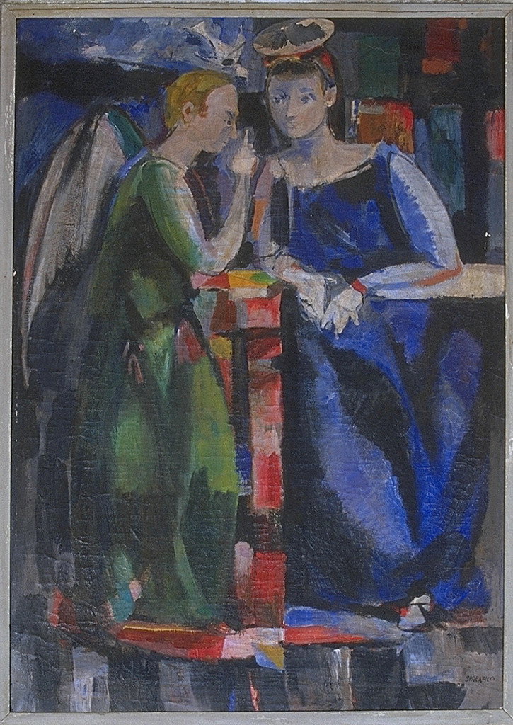 Maria riceve l'annuncio dell'Angelo (Annunciazione) (dipinto, opera is