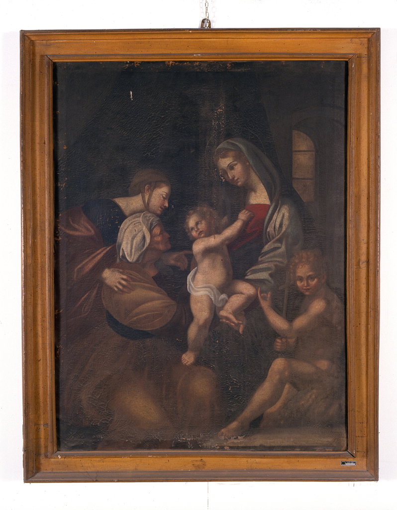 Madonna con Bambino, Sant'Anna, Sant'Elisabetta e San Giovannino (dipi