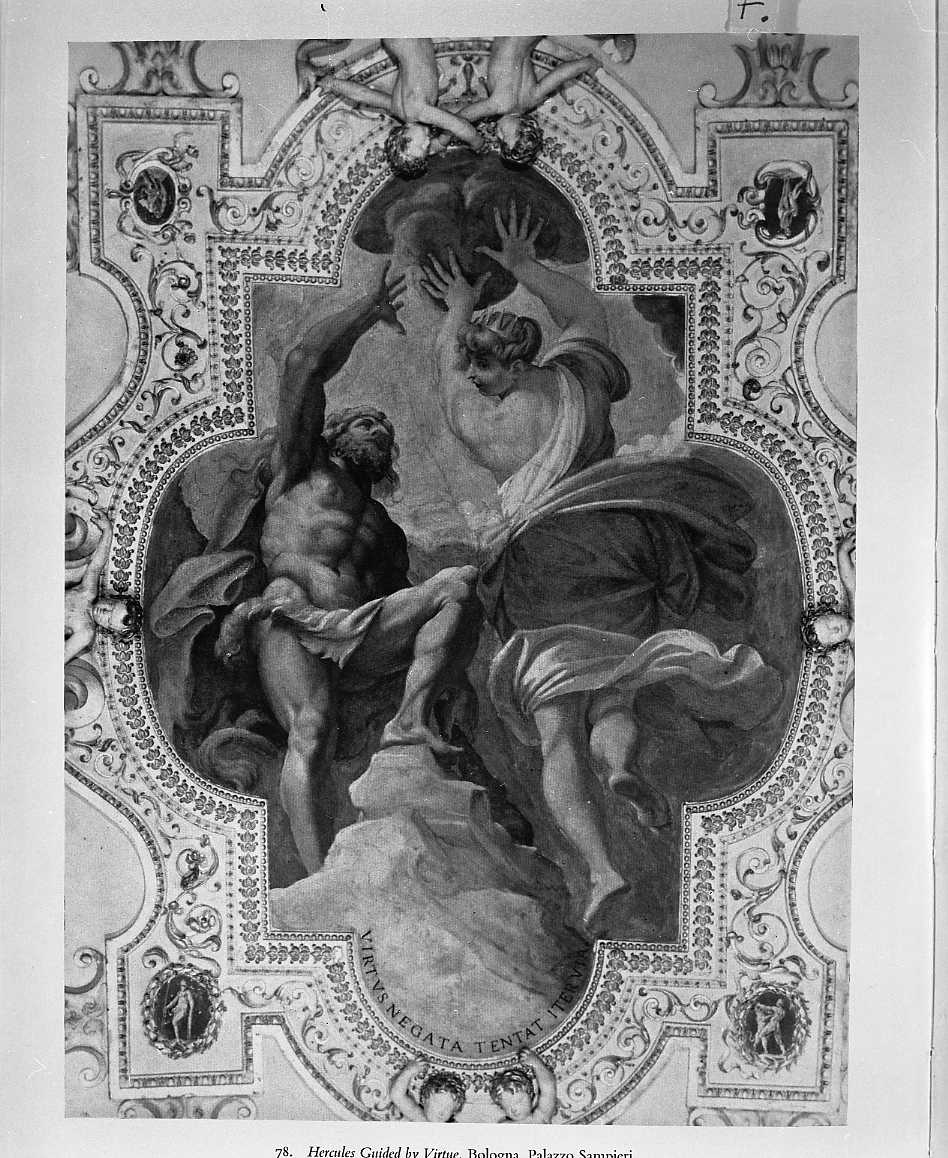 Ercole guidato dalla Virt&ugrave; (dipinto, complesso decorativo) by Carracci An