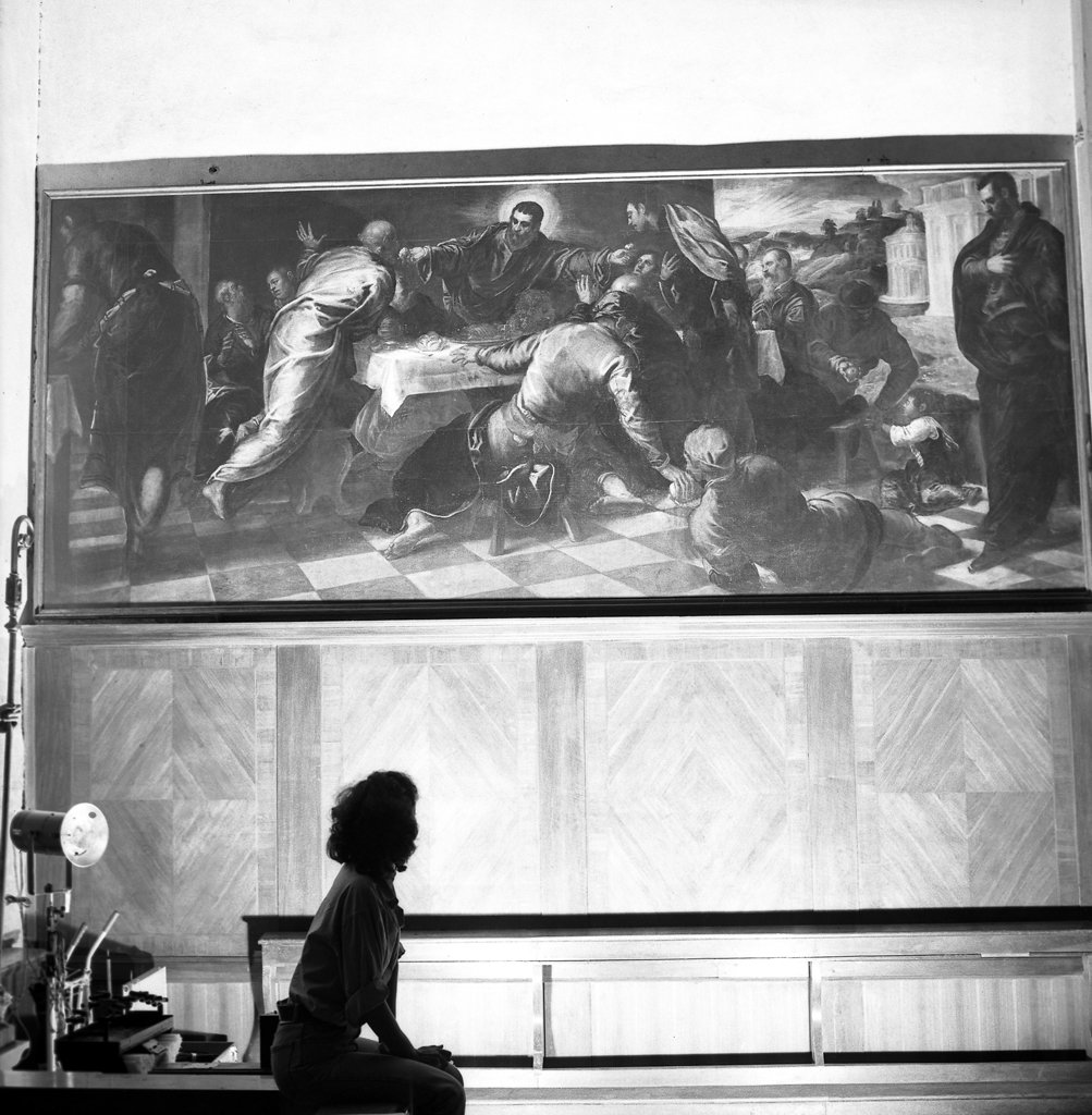 ultima cena (dipinto) by Robusti Jacopo detto Tintoretto (seconda met&agrave; se