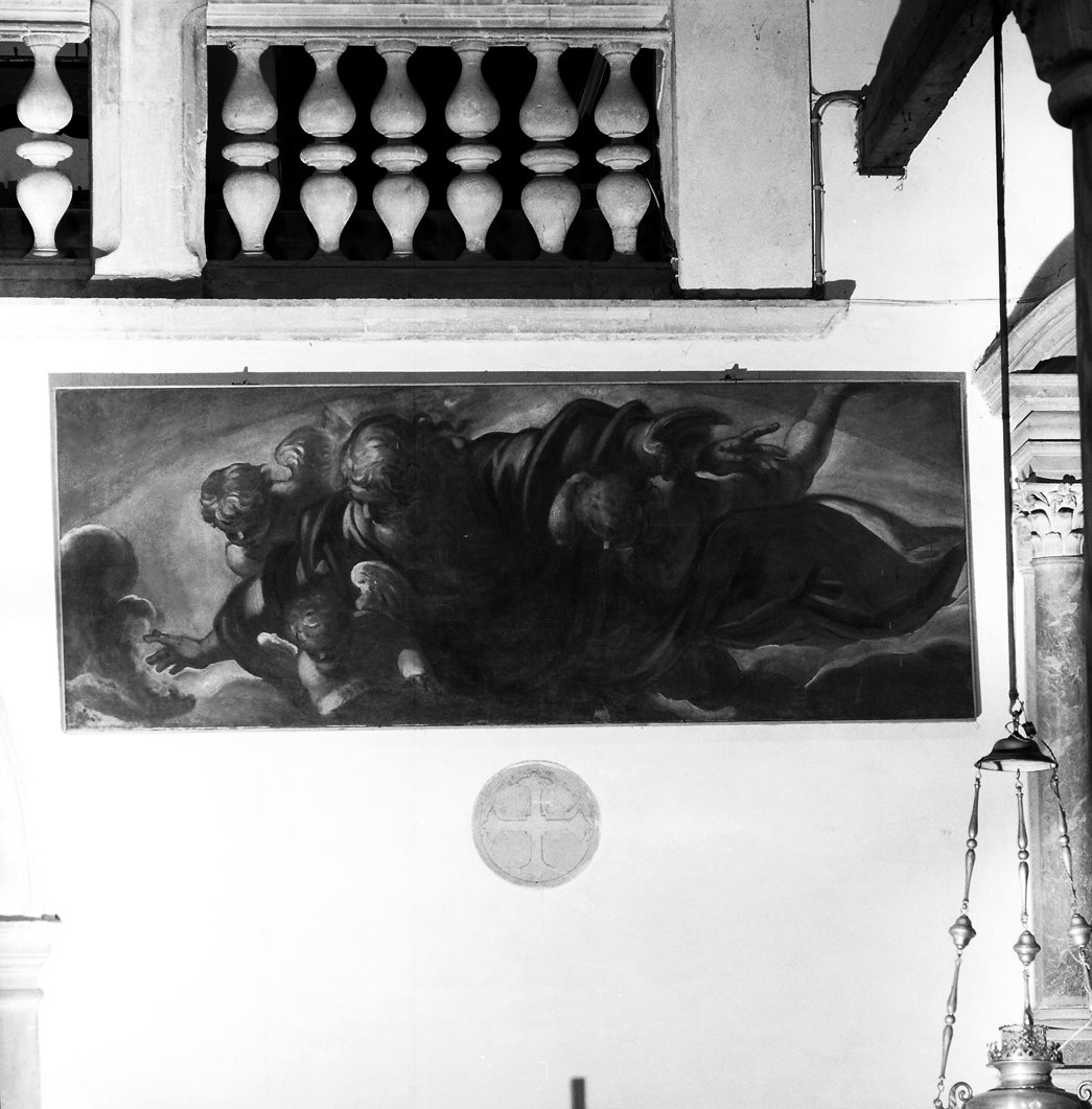 Dio Padre in gloria (dipinto) di Robusti Domenico detto Domenico Tintoretto (sec