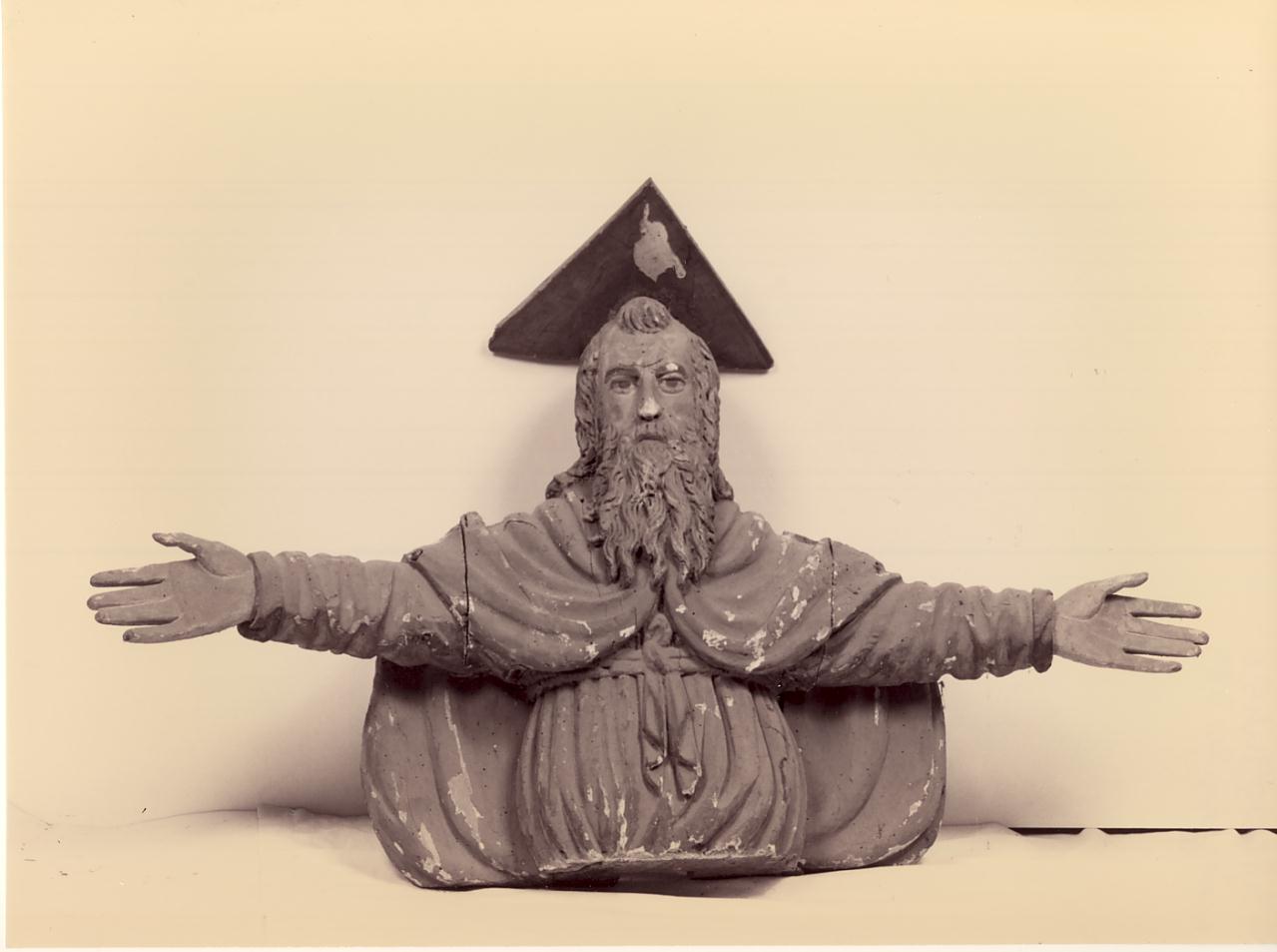 Dio Padre in gloria (statua, opera isolata) - ambito bresciano (prima met&agrave