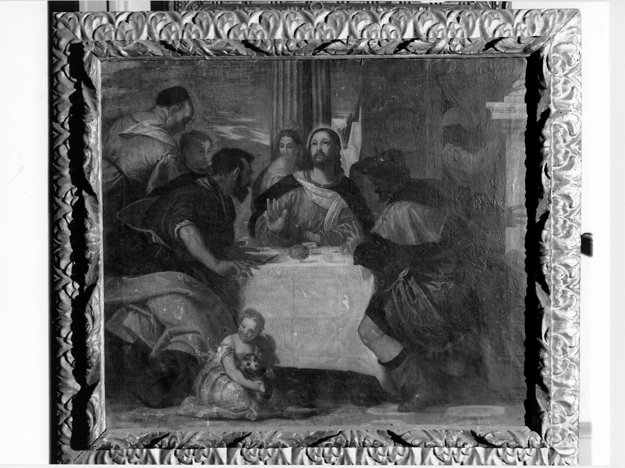 cena in Emmaus (dipinto, opera isolata) - ambito veneziano (seconda met&agrave; 