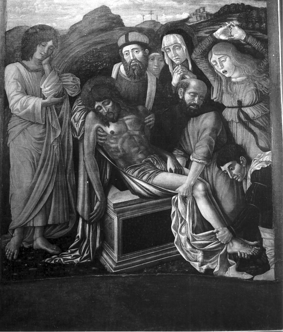 deposizione (dipinto, opera isolata) by Mantegna Andrea (attribuito) (prima met&