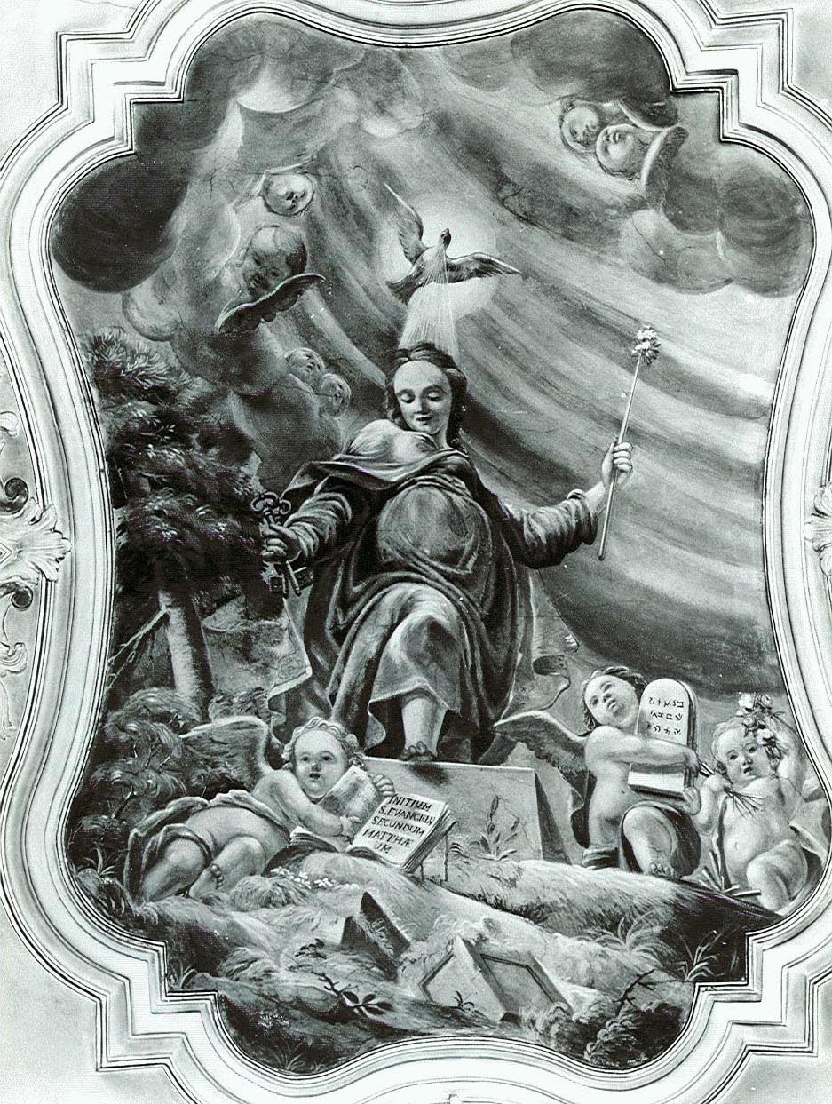 allegoria della Chiesa (dipinto, elemento d'insieme) - ambito mantovano (se