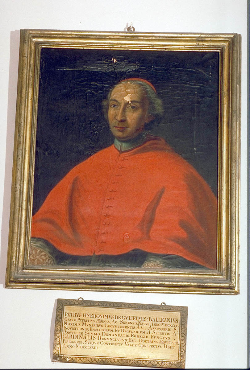 ritratto del cardinale Pietro Girolamo Guglielmi Balleani (dipinto) - ambito mar