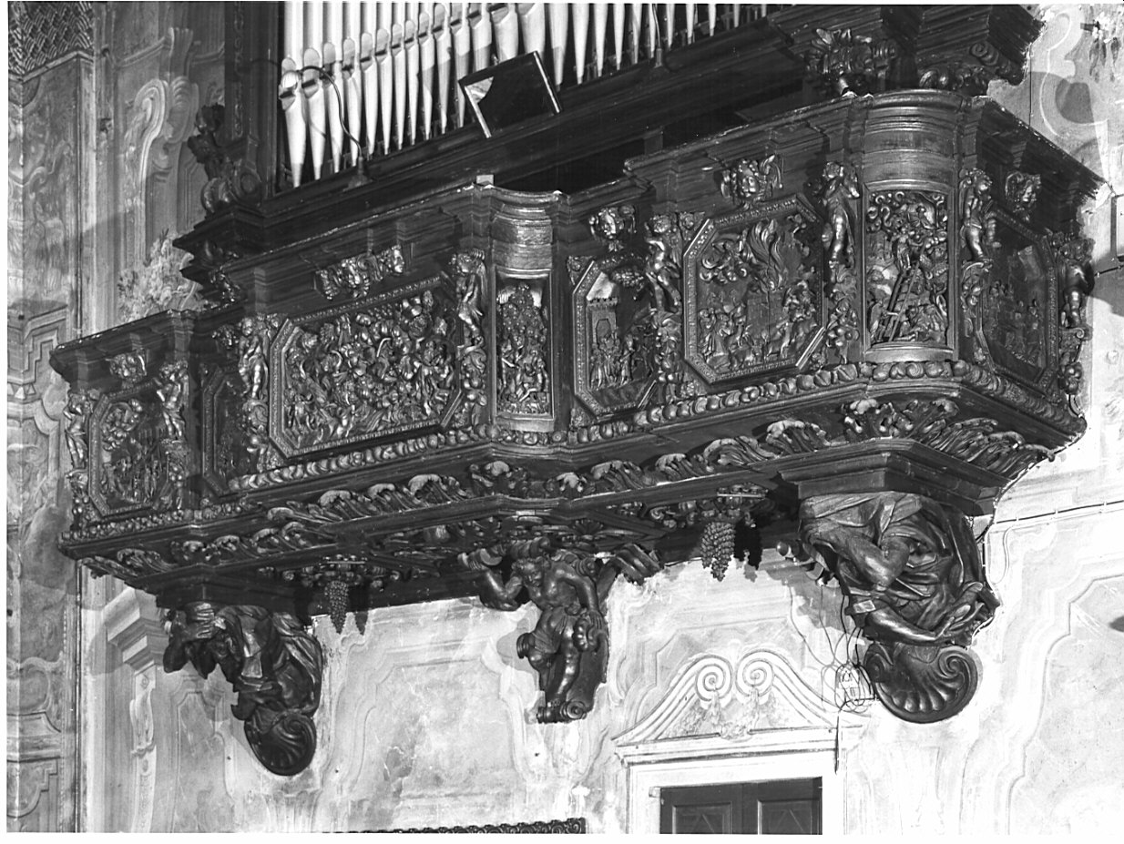 cantoria, complesso decorativo by Castelli Bernardo detto Borromini Bernardo (se